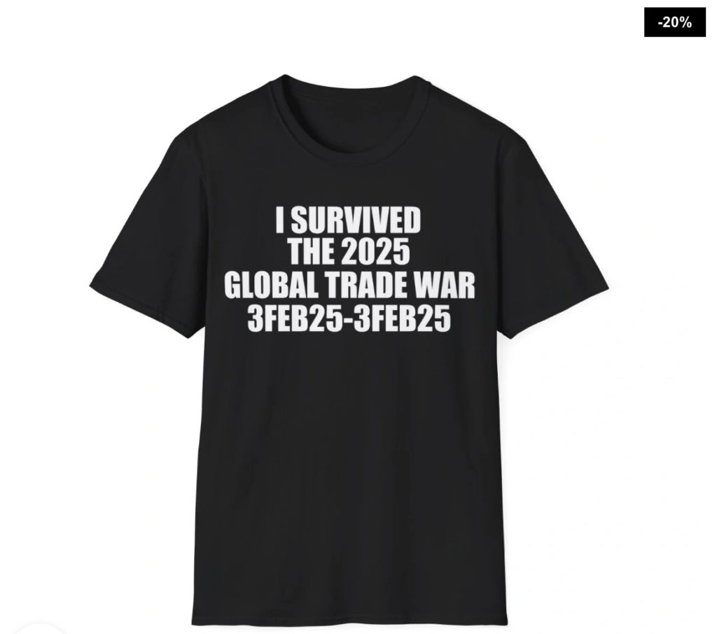 t shirt talking about the trade war